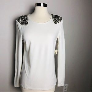 Forever 21 Gorgeous embellished Top Size Small